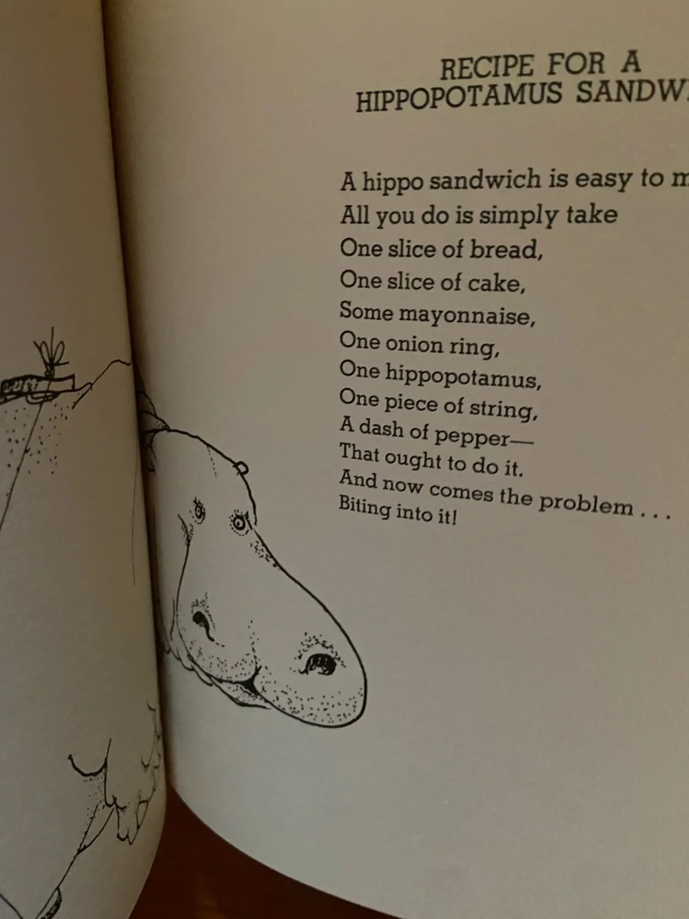 Vintage 70s 1970s Shel Silverstein children’s poem book Where the Sidewalk Ends
